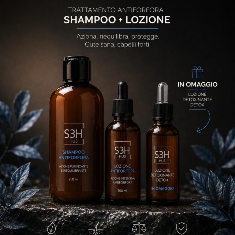 PROMOZIONE ANTIFORFORA: Lozione + Shampoo, in omaggio Detox